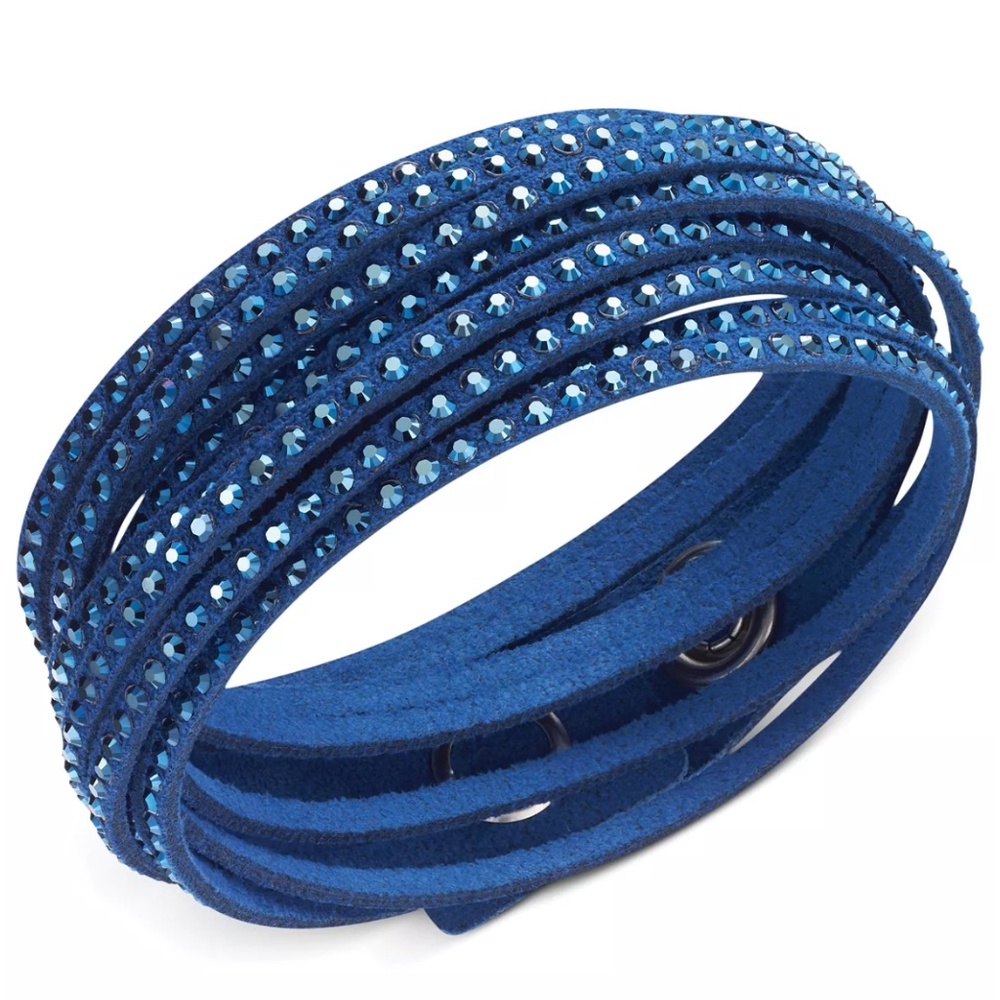 Swarovski Royal Blue Slake Crystal Bracelet